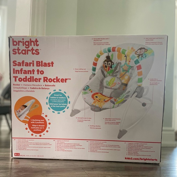 Safari Blast Infant To Toddler Rocker - Picture 3 of 3